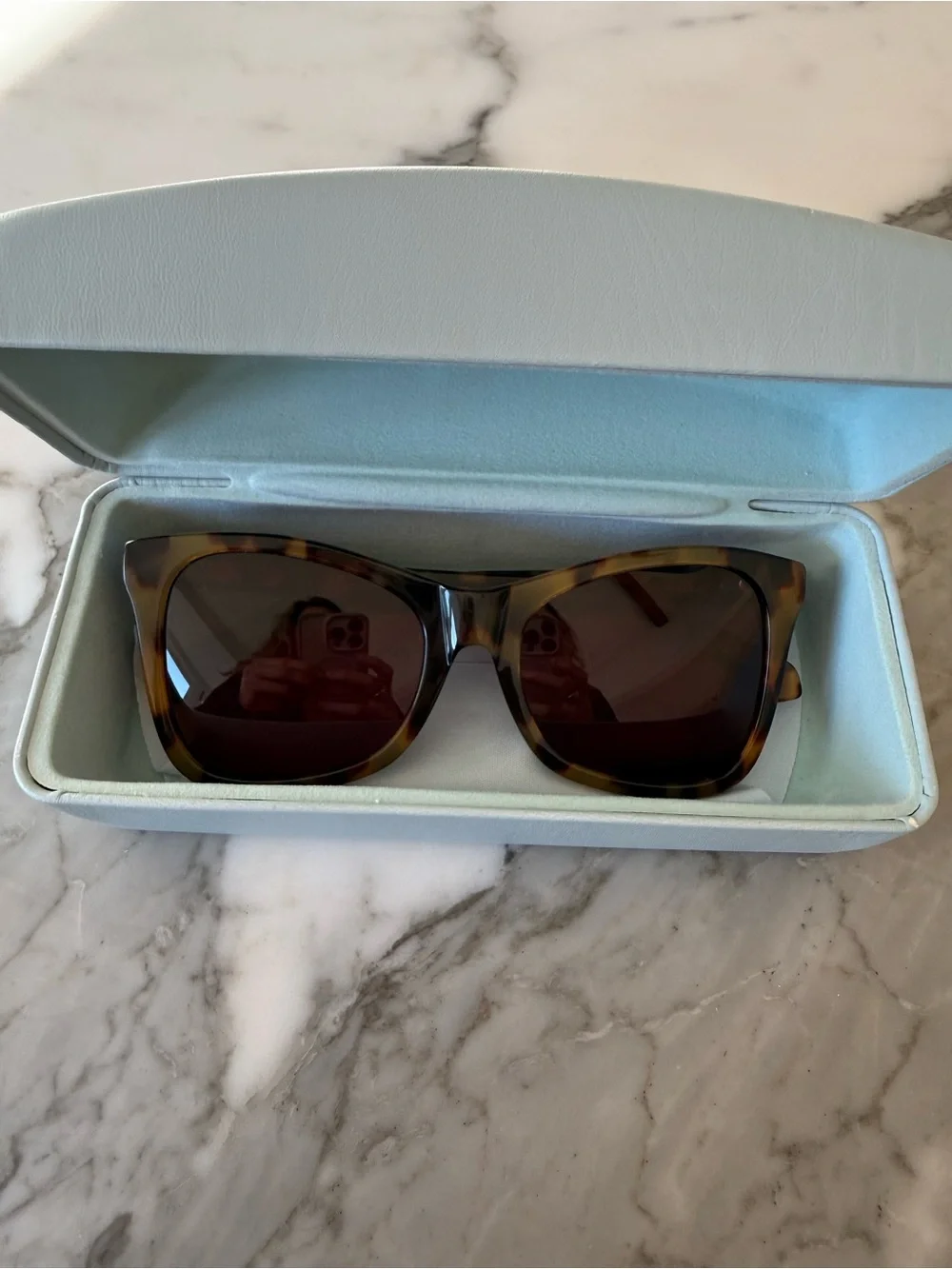 Karen Walker Tortoiseshell Sunglasses with Brown Lenses - perfect day style